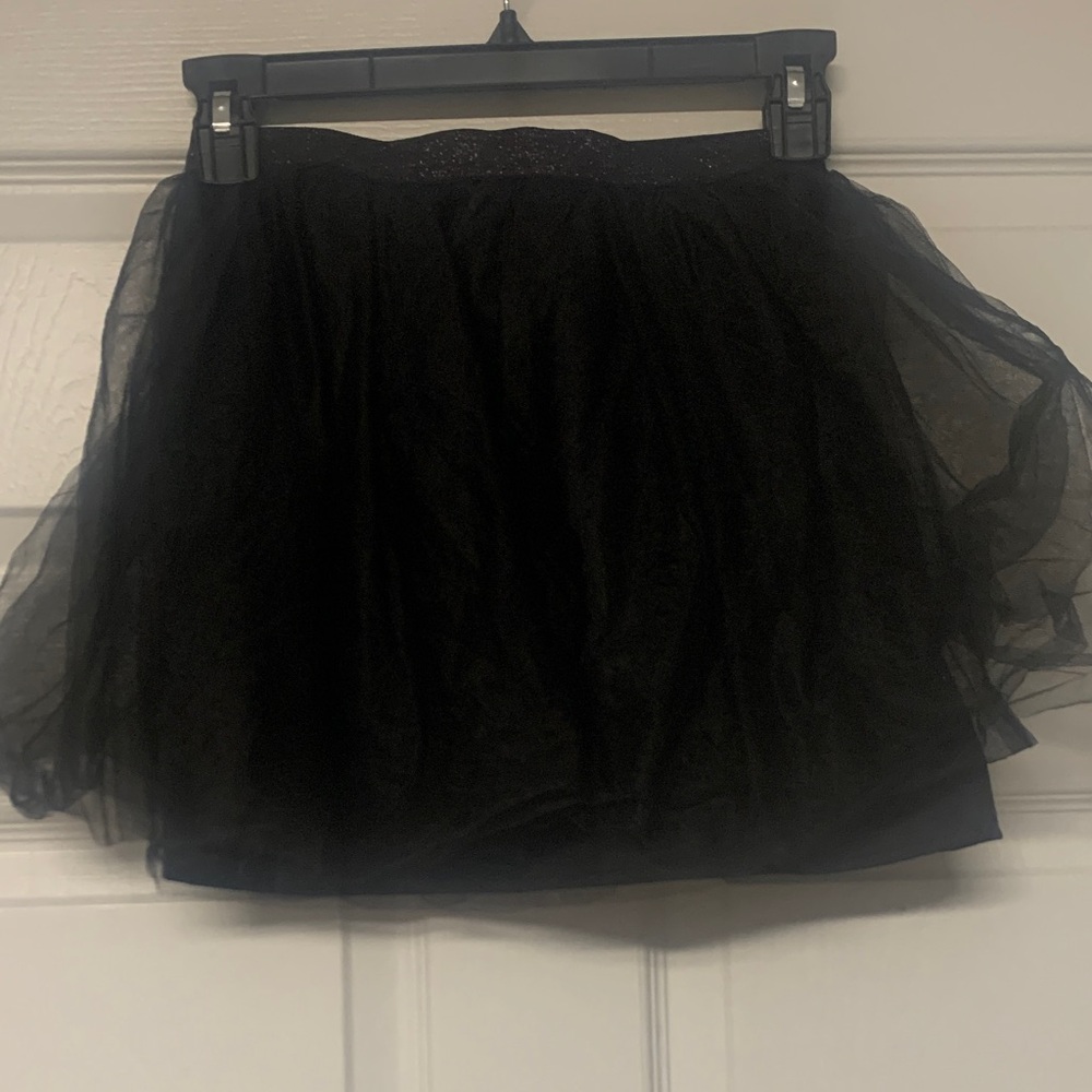 Elegant Black Tulle Skirt